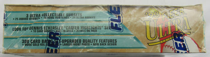1993 Fleer Ultra Series 1 Sealed 36ct Baseball Wax Box