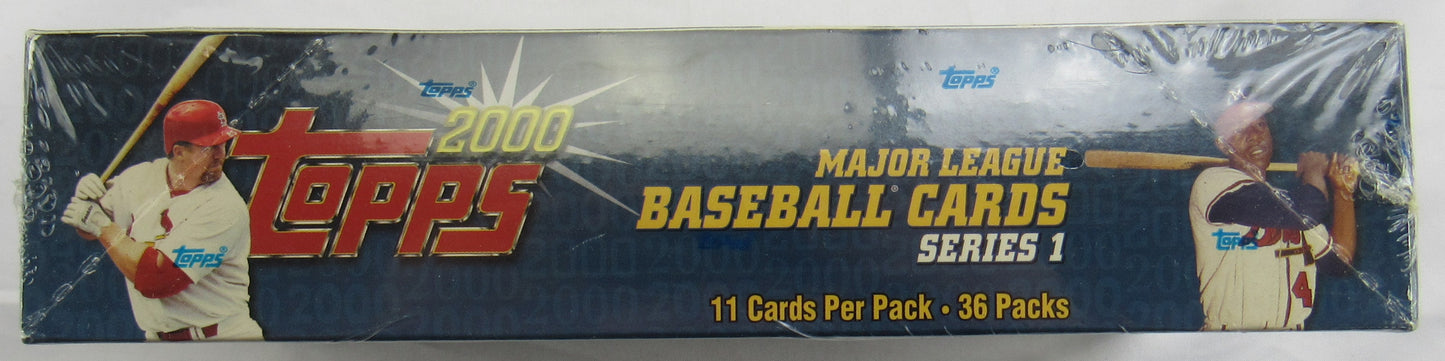 2000 Topps Series 1 Sealed 36ct Baseball Wax Box