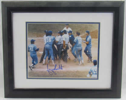 George Brett Signed Auto Autograph Framed 8x10 Photo Steiner Sports Hologram