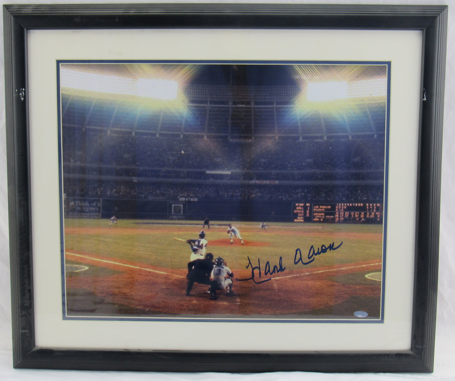 Hank Aaron Signed Auto Autograph Framed 16x20 Photo Steiner Sports Hologram