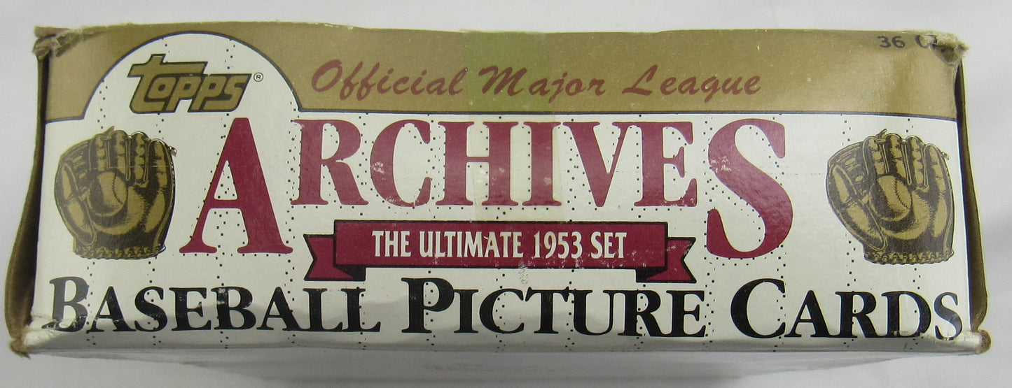 1991 Topps Archives The Ultimate 1953 Set Baseball Wax Box