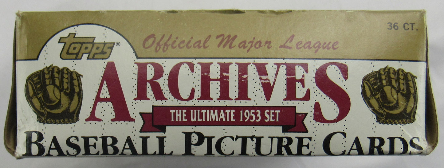 1991 Topps Archives The Ultimate 1953 Set Baseball Wax Box