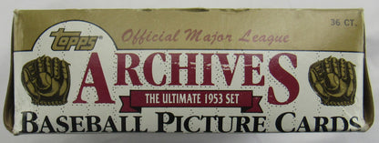 1991 Topps Archives The Ultimate 1953 Set Baseball Wax Box