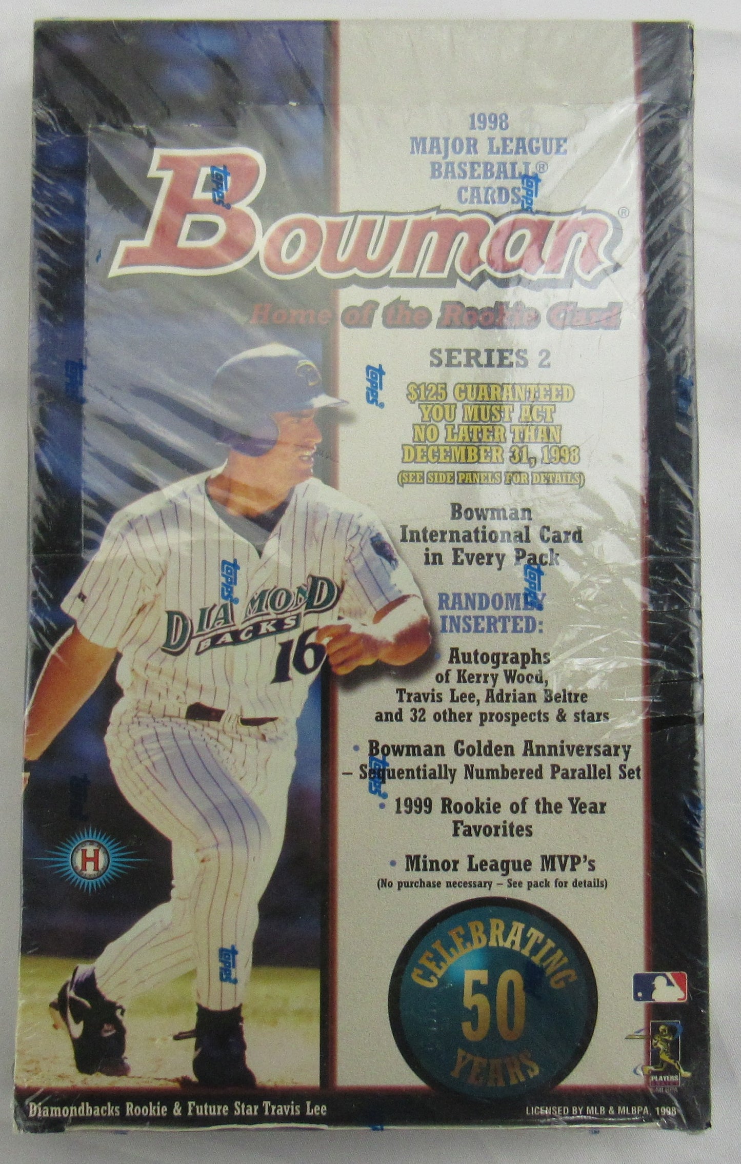 1998 Bowman Series 2 24ct Sealed Baseball Wax Box