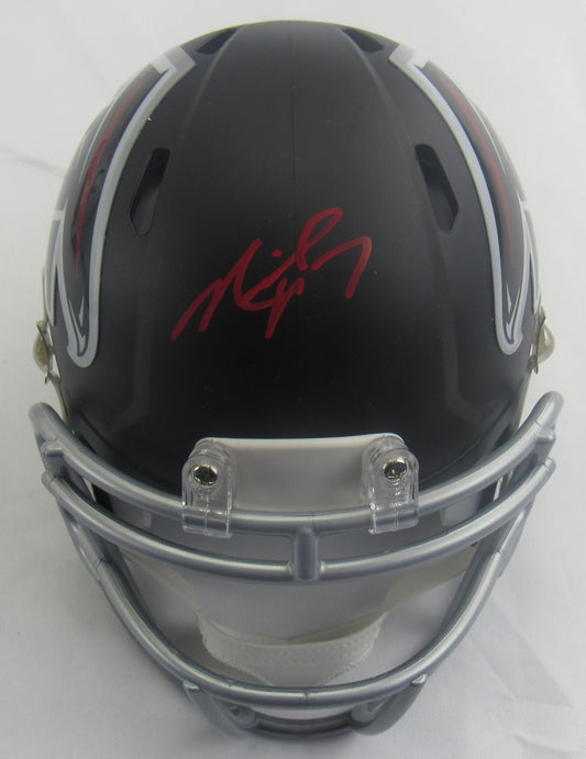 Michael Vick Signed Auto Replica Falcons Mini Helmet JSA WA759883