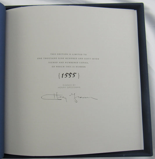 Henry Grossman Beatles Signed Auto Limited Edition Hardcover Book #1555/1967