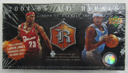 2004-05 Basketball Upper Deck Rivals Sealed Wax Box Lebron James