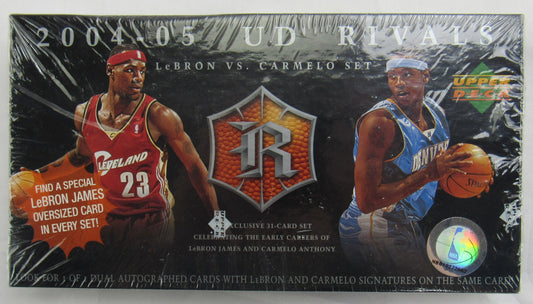 2004-05 Basketball Upper Deck Rivals Sealed Wax Box Lebron James