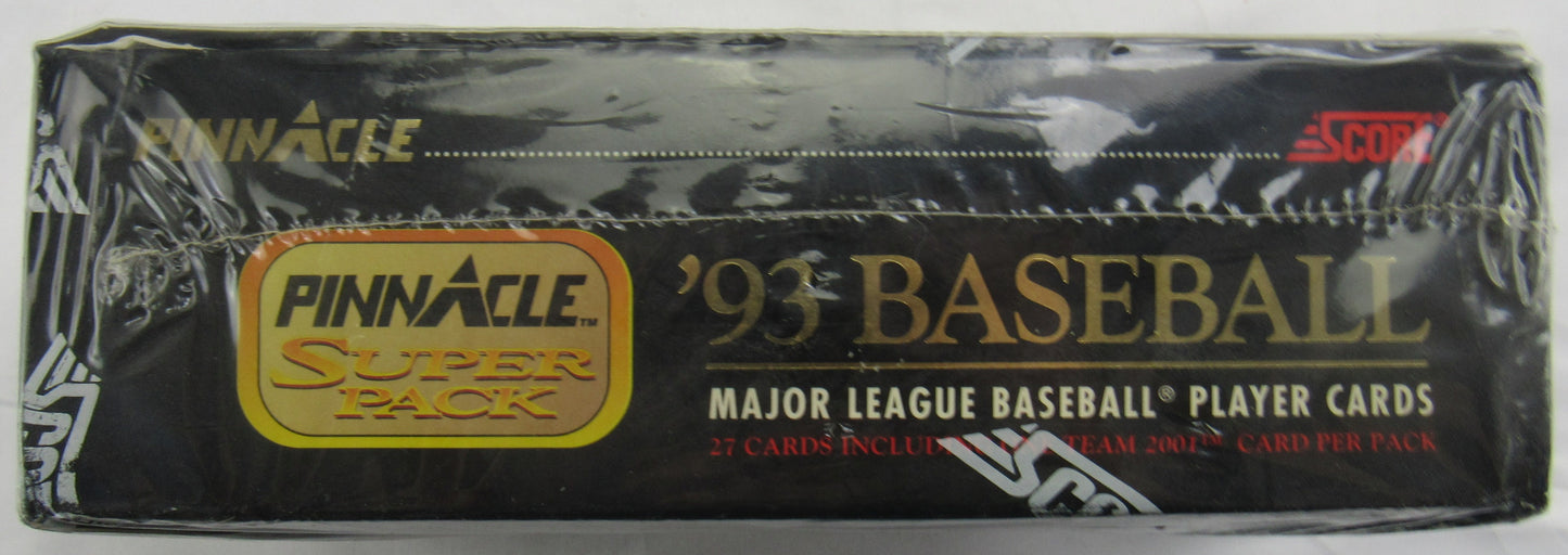 1993 Baseball Score Pinnacle Super Pack Series 1 Sealed Wax Box