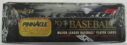 1993 Baseball Score Pinnacle Super Pack Series 1 Sealed Wax Box