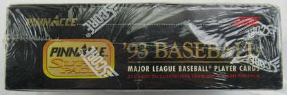 1993 Baseball Score Pinnacle Super Pack Series 1 Sealed Wax Box