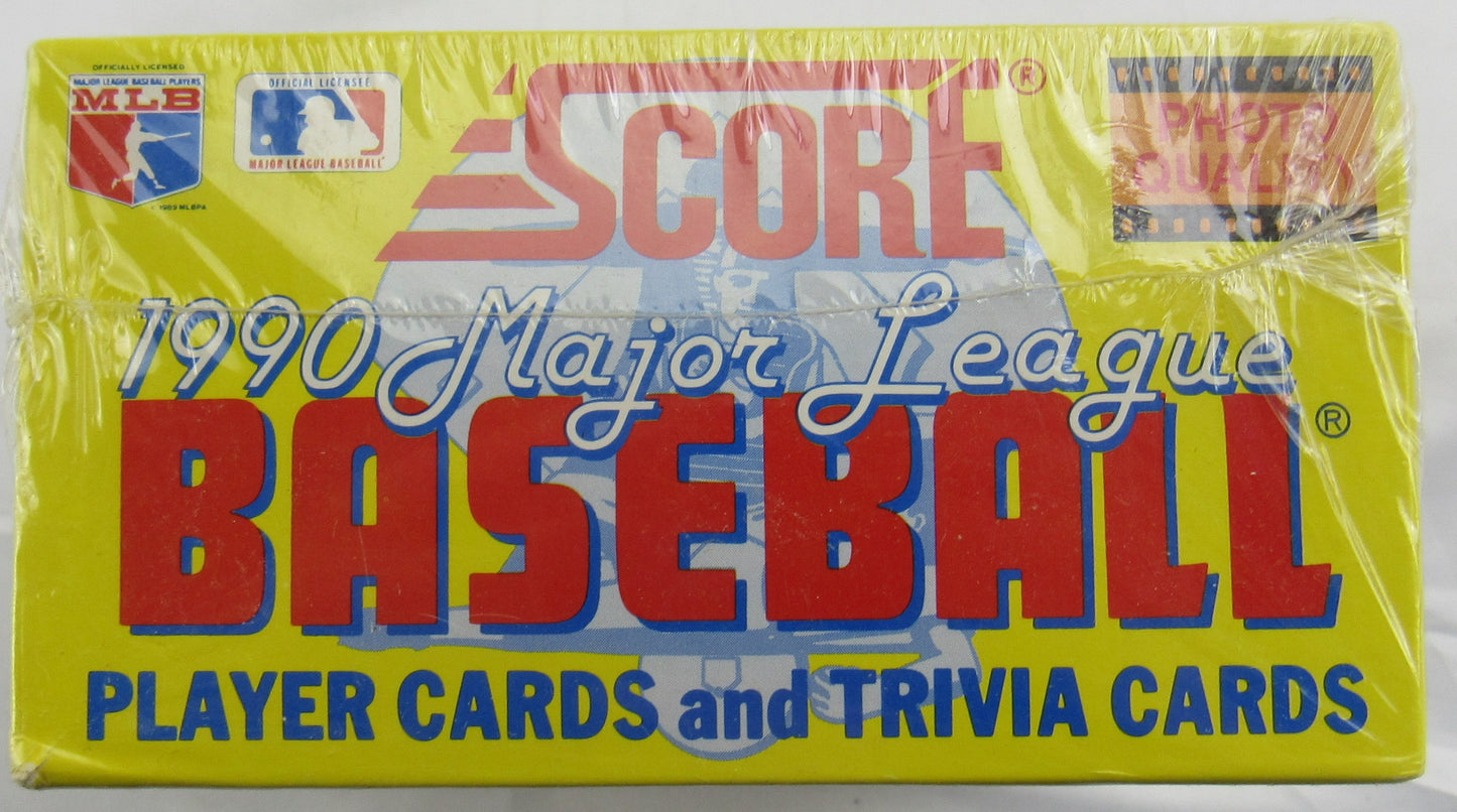 1990 Score Baseball Sealed Wax Box