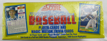 1990 Score Baseball Sealed Wax Box