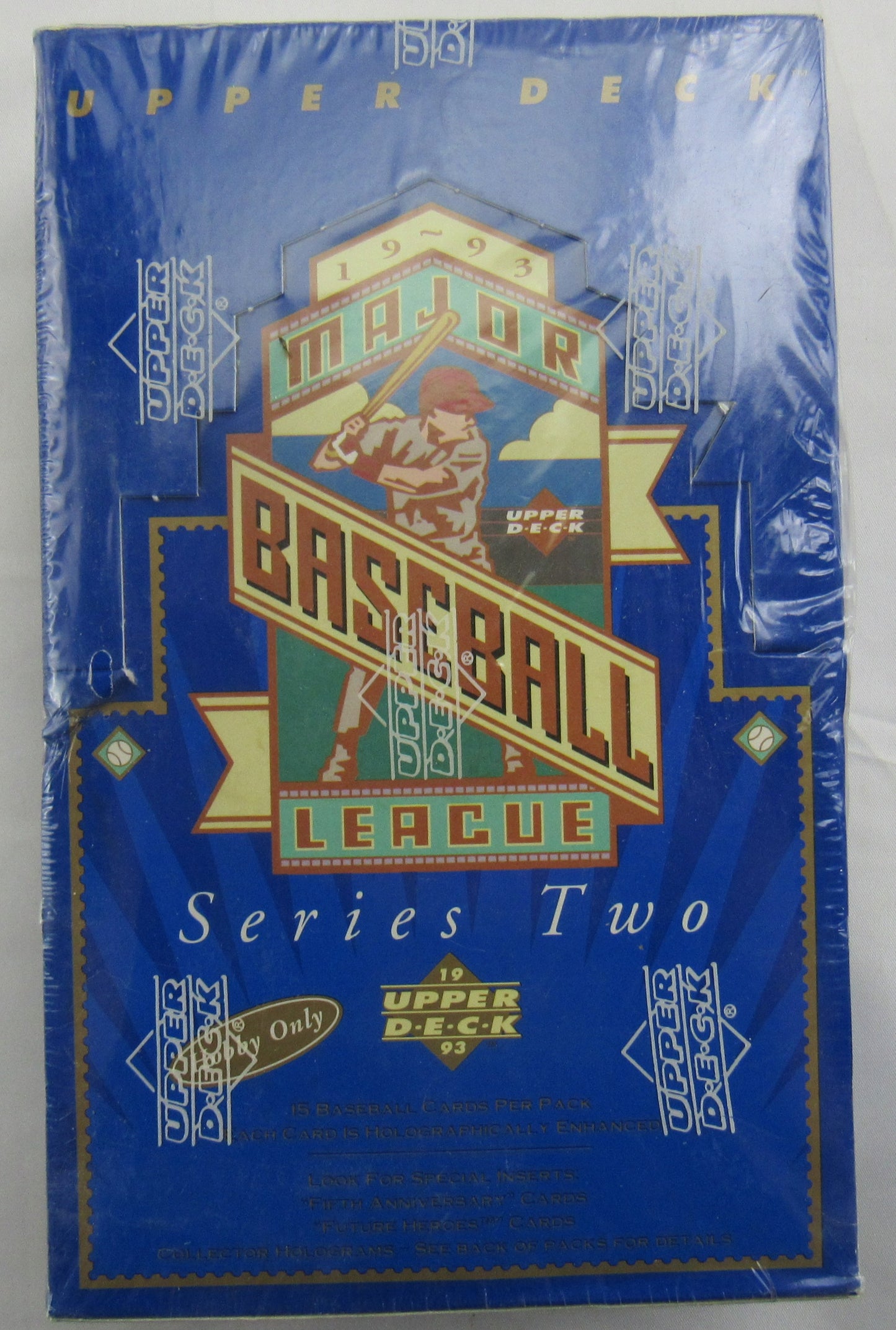 1993 Upper Deck Series 2 Baseball Sealed Wax Box