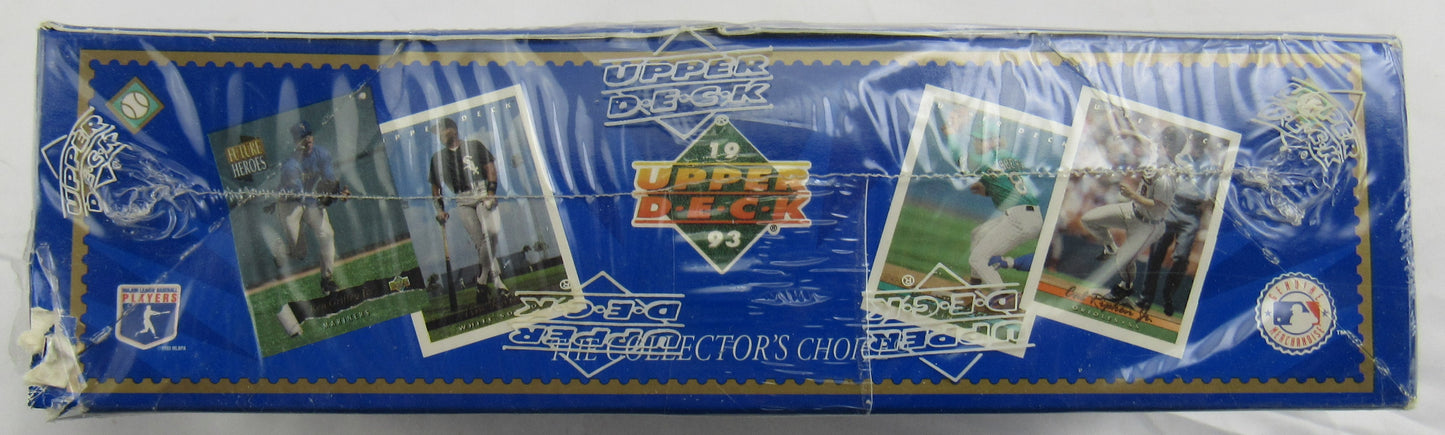 1993 Upper Deck Series 2 Baseball Sealed Wax Box