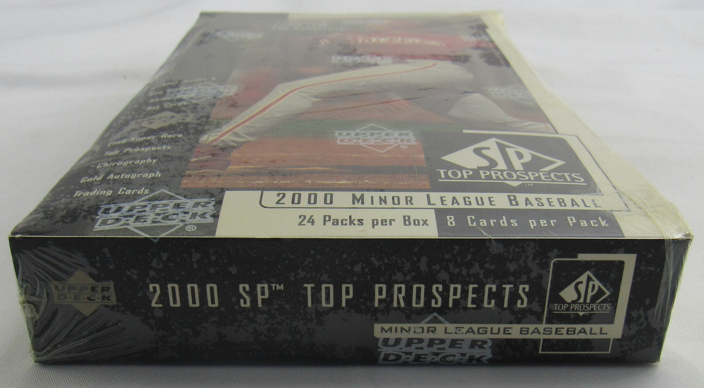 2000 Upper Deck Baseball SP Top Prospects Sealed Wax Box - Michael Jordan Auto