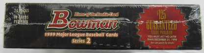1999 Bowman Baseball Series 2 Sealed Wax Box