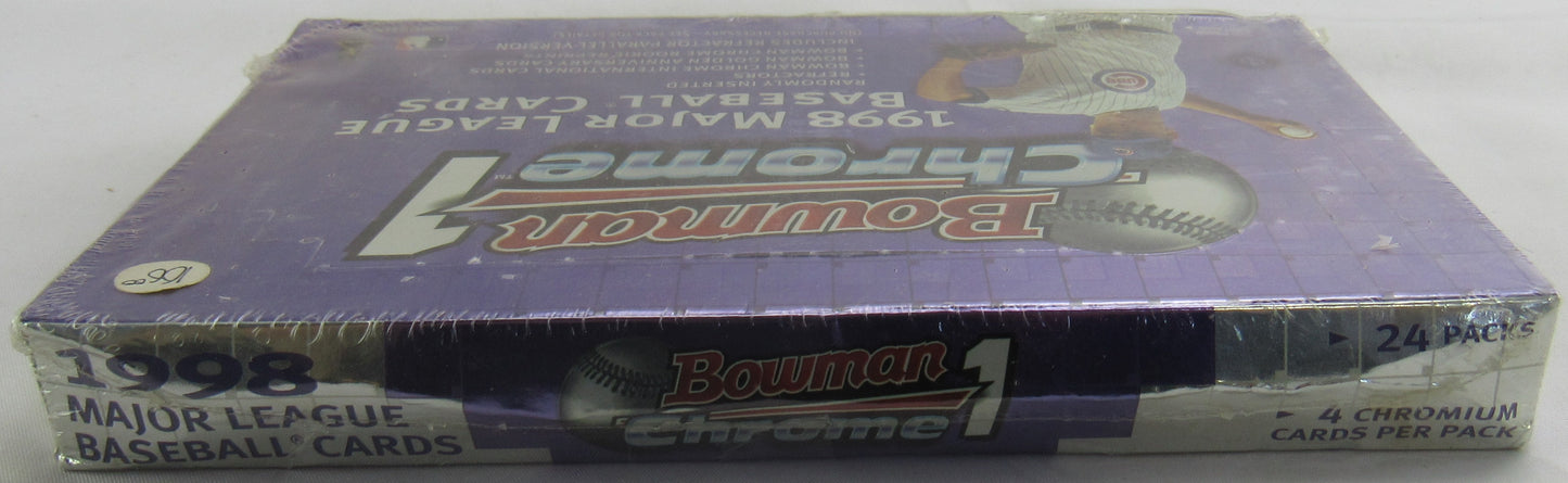 1998 Bowman Chrome Series 1 Baseball Wax Box