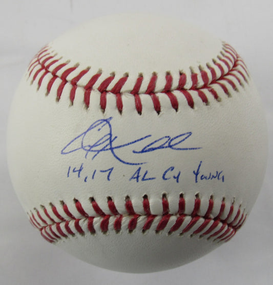 Corey Kluber Signed Auto Rawlings Baseball JSA CF42388