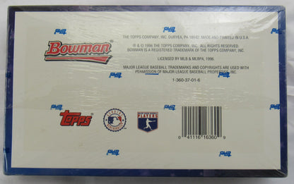 1996 Bowman Baseball Wax Box