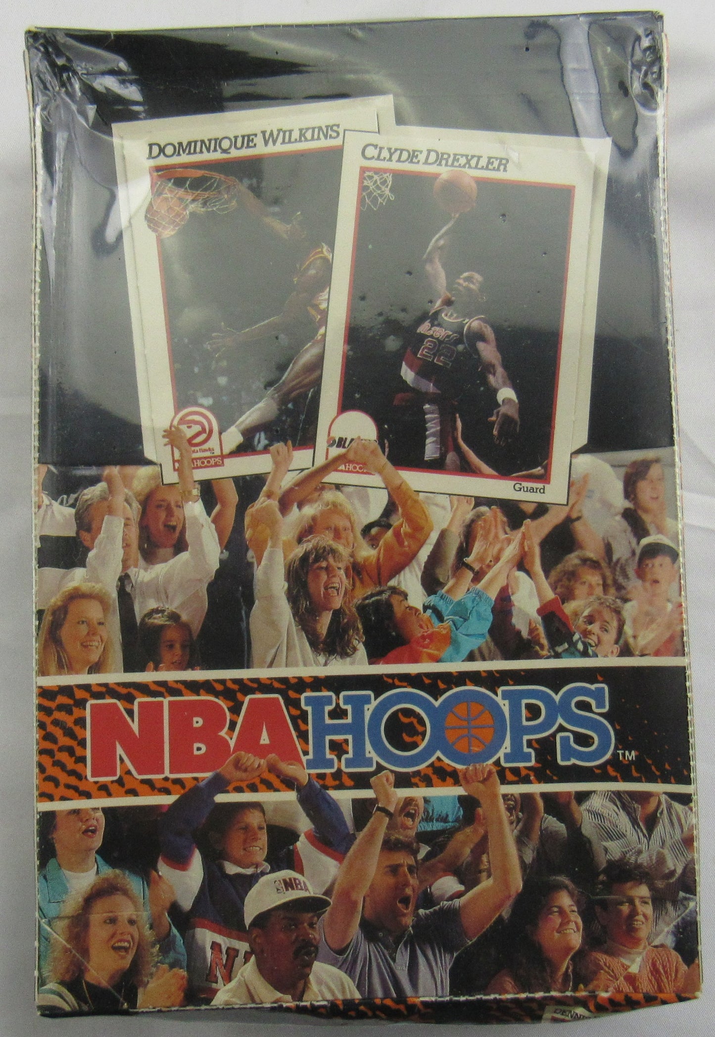1991 NBA Hoops Series 1 Wax Box