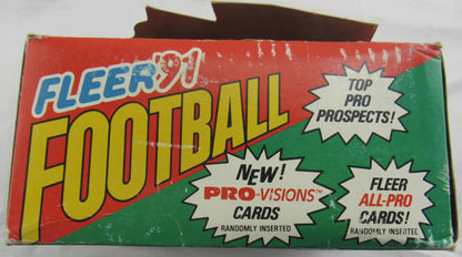 1991 Fleer Football Jumbo Wax Box
