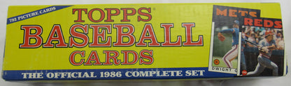 1986 Topps Baseball Complete Set Factory Set - Sealed