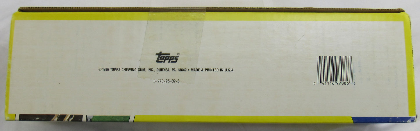 1986 Topps Baseball Complete Set Factory Set - Sealed