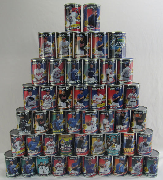 1998 Pinnacle MLB Baseball Can Set 47/48 Total Cans