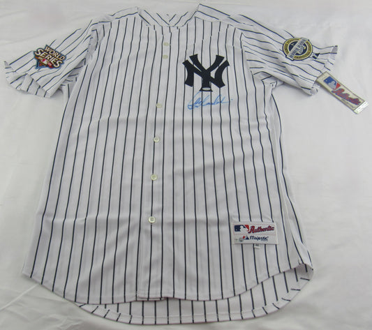 Joba Chamberlain Signed Auto Autograph 2009 World Series Yankees Jersey w/ Inaugural Season & WS Patches Steiner COA