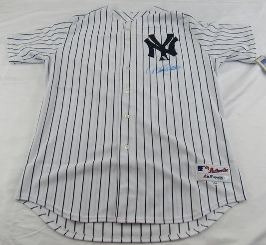 Derek Jeter Signed Auto Autograph 2009 World Series Yankees Jersey w/ Inaugural Season & WS Patches Steiner COA