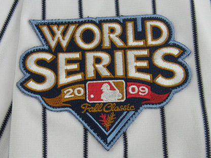 Derek Jeter Signed Auto Autograph 2009 World Series Yankees Jersey w/ Inaugural Season & WS Patches Steiner COA