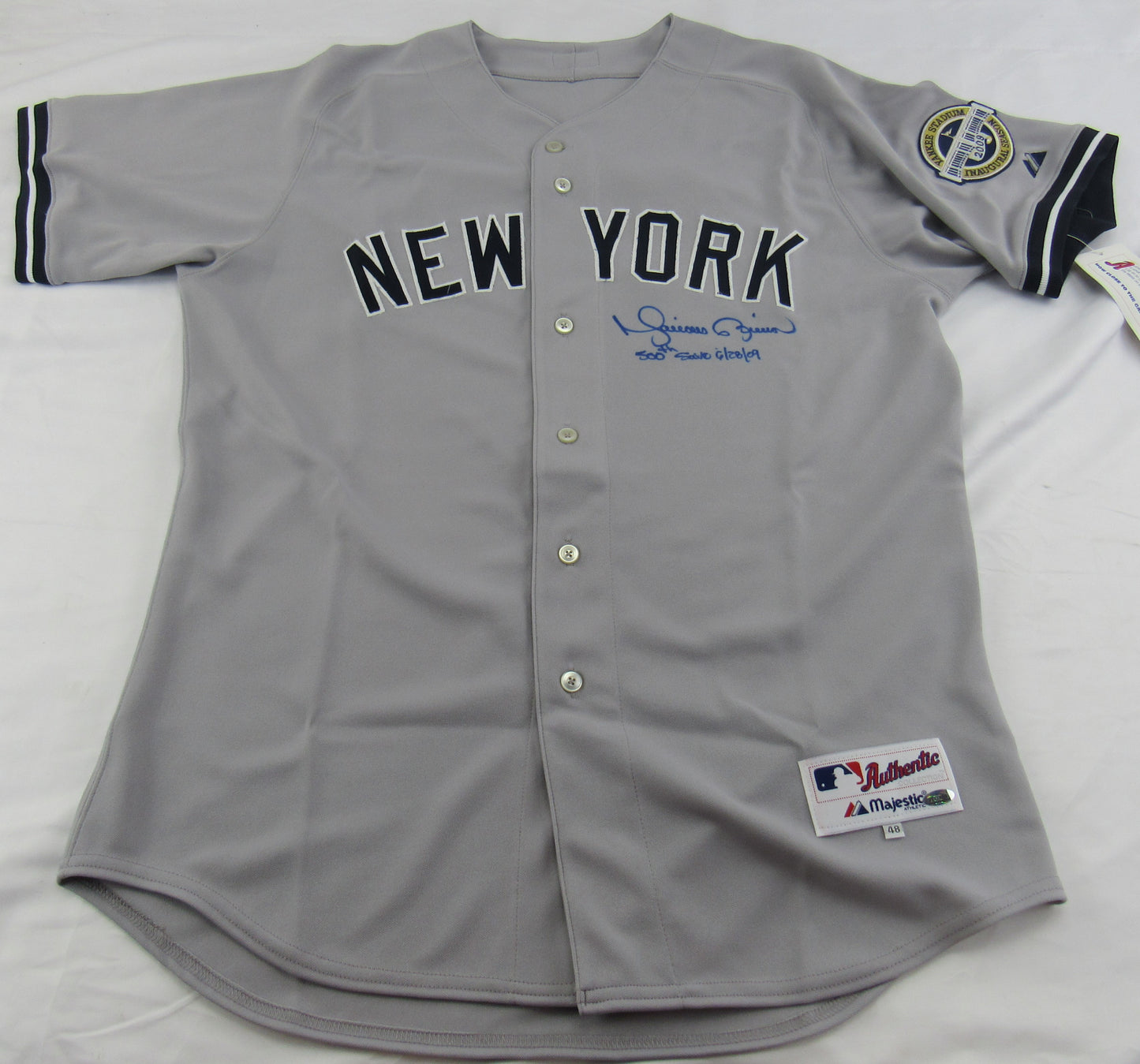 Mariano Rivera Signed Auto Autograph Yankees Jersey w/ Inaugural Season & 500th Save Insc Steiner COA