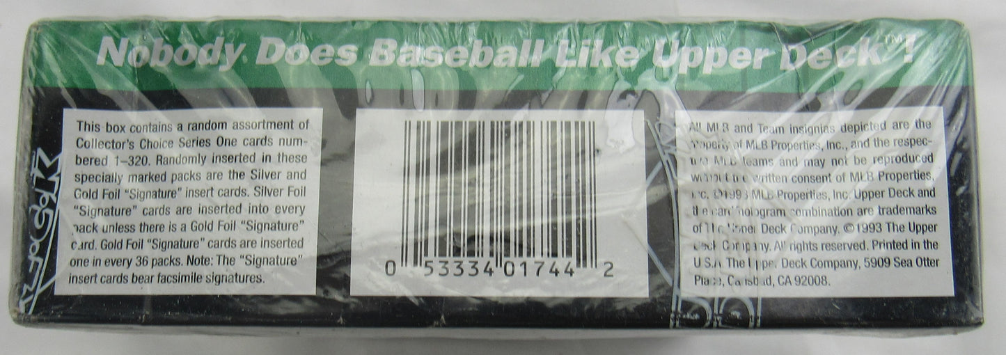 1994 Upper Deck Series 1 Sealed 36ct Baseball Wax Box