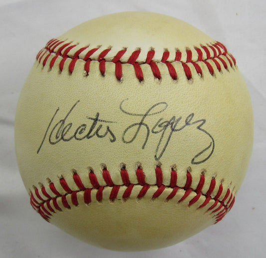 Hector Lopez Signed Rawlings Baseball JSA B19082