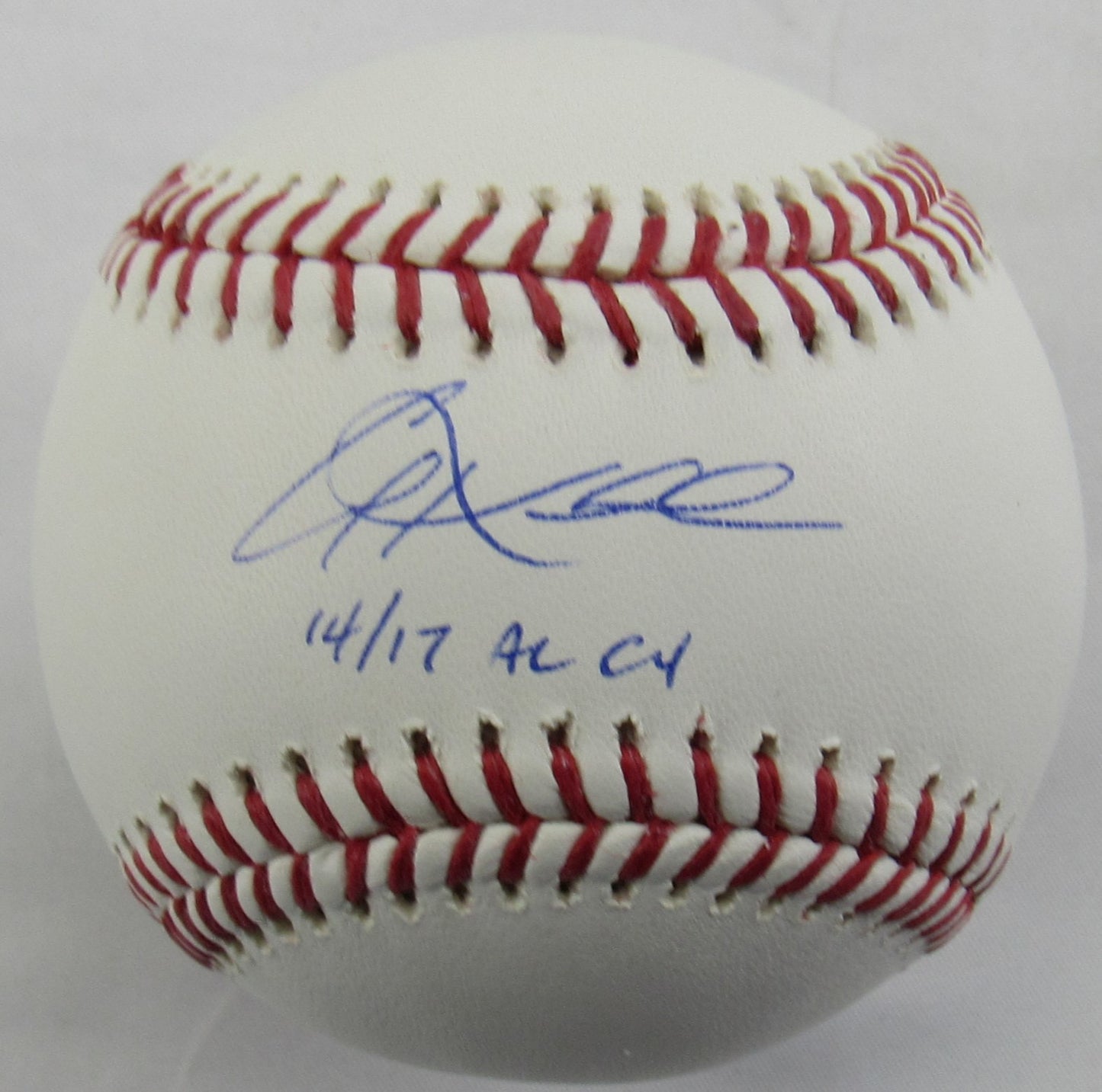 Corey Kluber Signed Auto Autograph Rawlings MLB Baseball w/ Cy Young Insc JSA COA