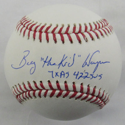 Billy Wagner Signed Auto Autograph Rawlings MLB Baseball w/ Multiple Insc JSA COA