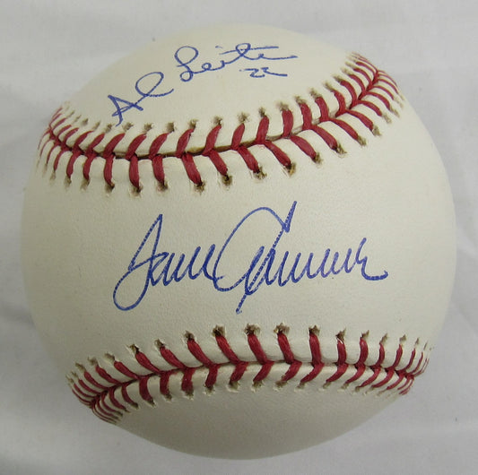 Tom Seaver / Al Leiter Multi Signed Auto Rawlings Baseball Steiner & MLB Hologram