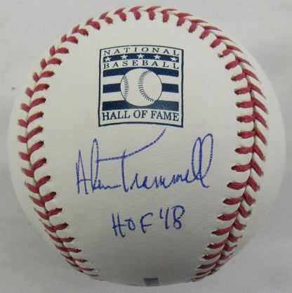 Alan Trammell Signed Auto Autograph Rawlings MLB HOF Baseball w/ HOF Insc JSA COA