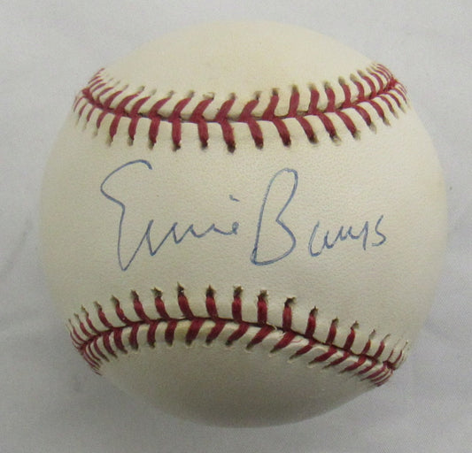 Ernie Banks Signed Rawlings Baseball Steiner Holo - MLB Hologram.