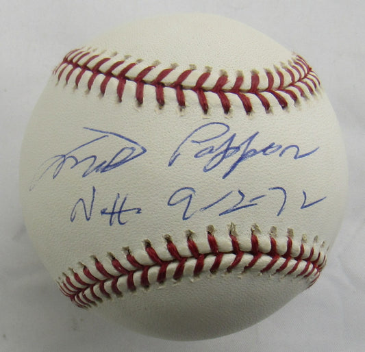 Milt Pappas Signed Rawlings Baseball Steiner Holo
