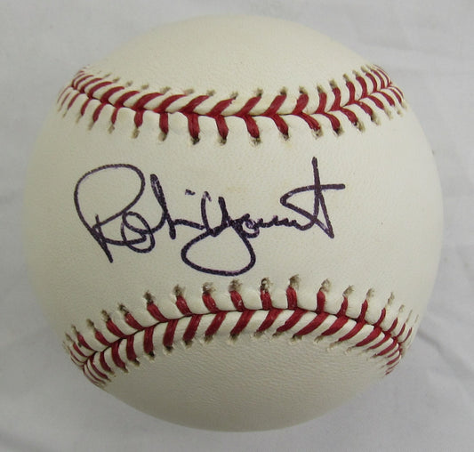 Robin Yount Signed Auto Rawlings Baseball Steiner Hologram