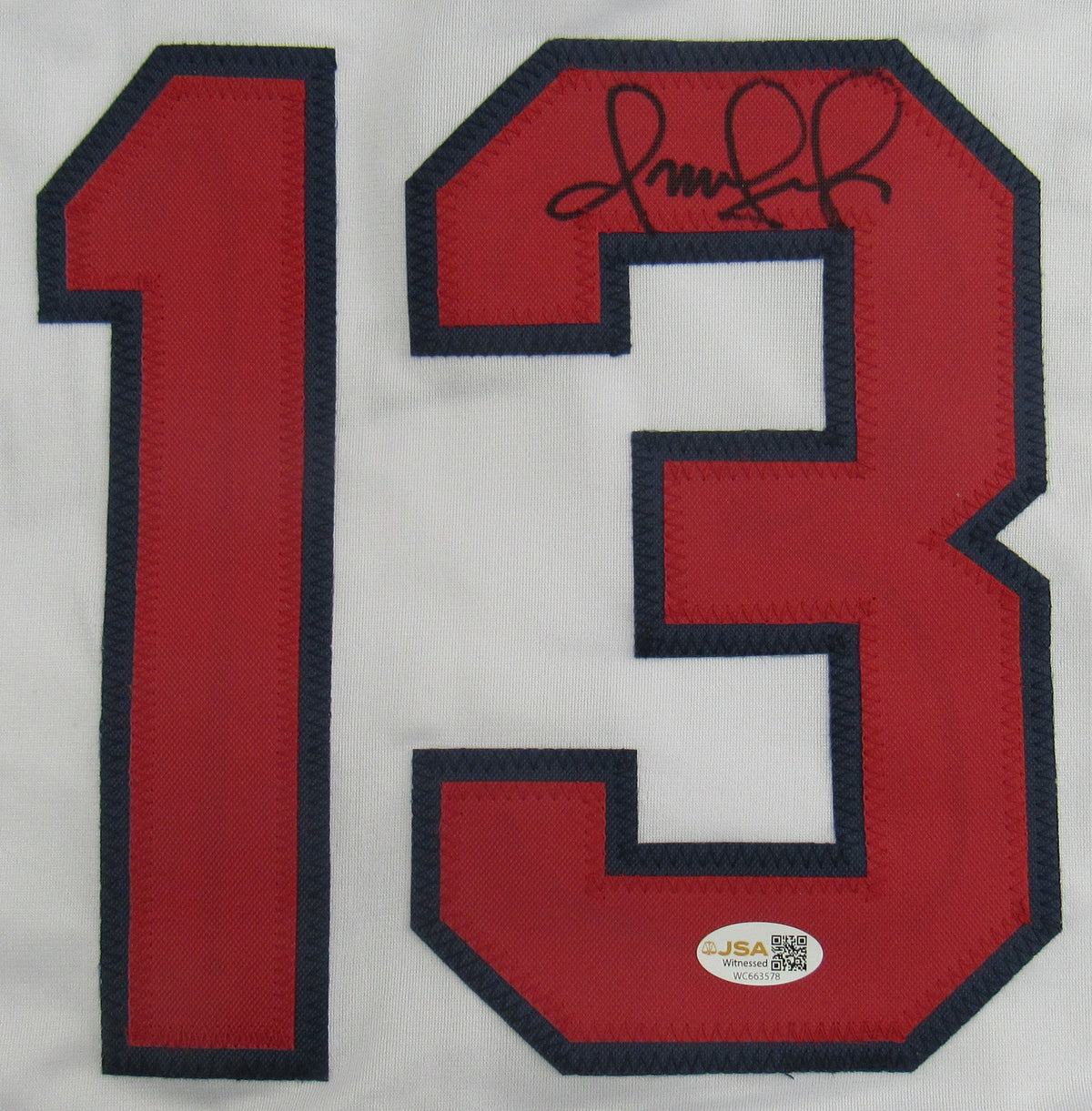 Omar Vizquel Signed Jersey Beckett JSA Certified
