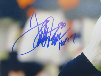 Terrell Davis Signed Auto Autograph 16x20 Photo w/ HOF Insc JSA COA V