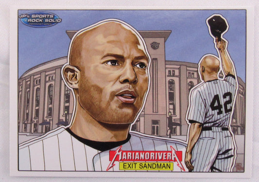 Mariano Rivera Enter Sandman Promotional Baseball Card JP's Sports/Rock Solid Promotions Inc.
