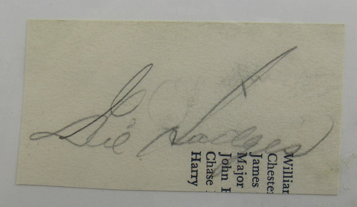 Gil Hodges Cut Signed Auto PSA/DNA Encapsulated XV