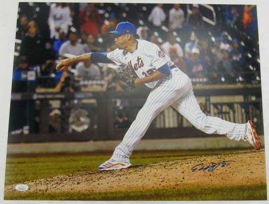 Edwin Diaz Signed Auto Autograph 16x20 Photo JSA Witnessed I