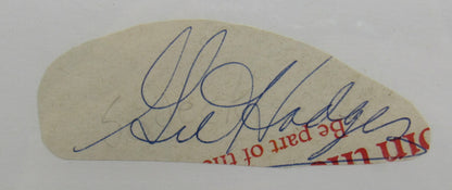 Gil Hodges Cut Signed Auto PSA/DNA Encapsulated XVII