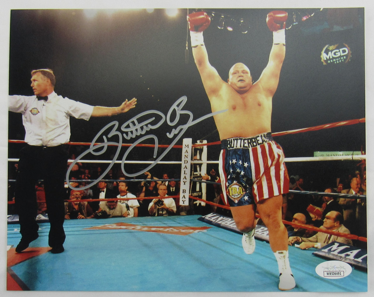 Butterbean Signed Auto Autograph 8x10 Photo JSA Witness