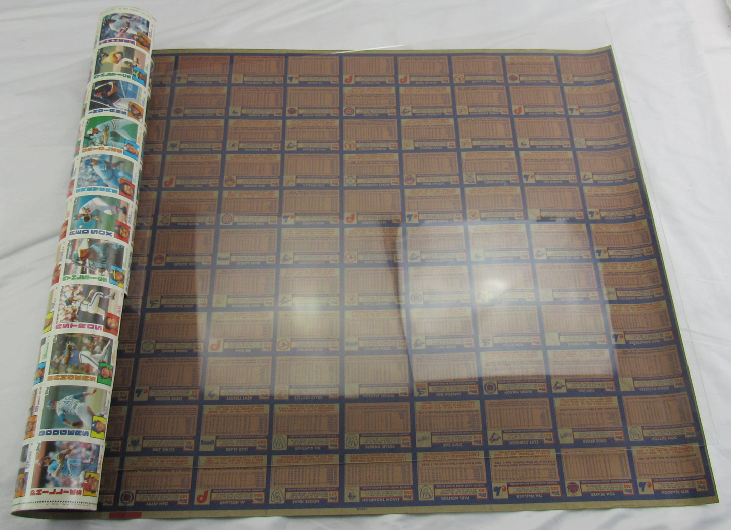1984 Topps Baseball Card Uncut Sheet with Mattingly. Strawberry RC